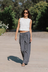 Mellie Ruffle Top in Off White