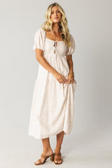 Kelsie Floral Midi Dress in Pink FINAL SALE