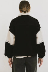 Indra Quarter Zip in Black FINAL SALE
