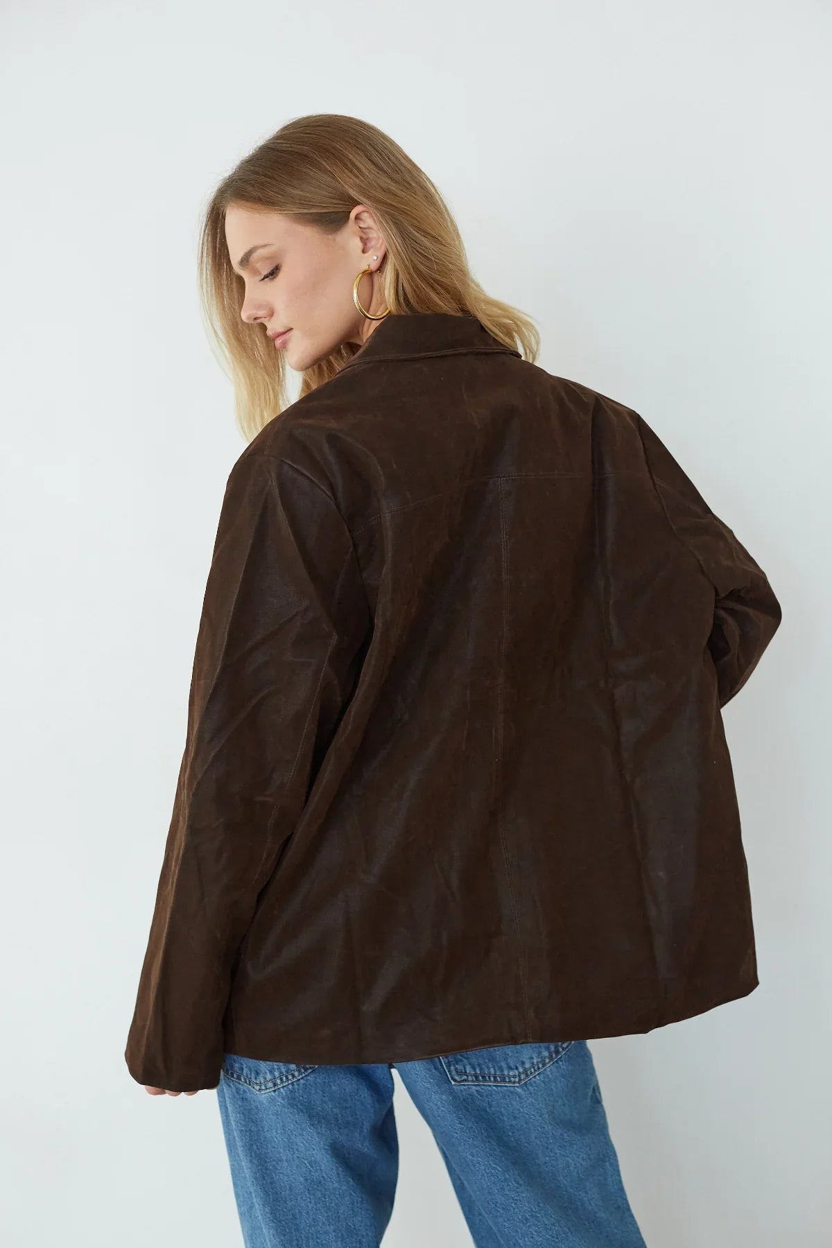Katniss Oversized Suede Jacket