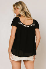 Cohen Bow Blouse in Black