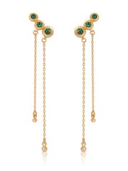 Emerald City Waterfall Earrings