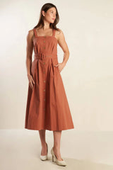 CALIFORNIA DREAMING BUTTON DOWN DRESS FINAL SALE