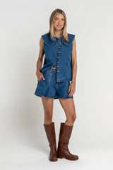 Paula Pleated Shorts