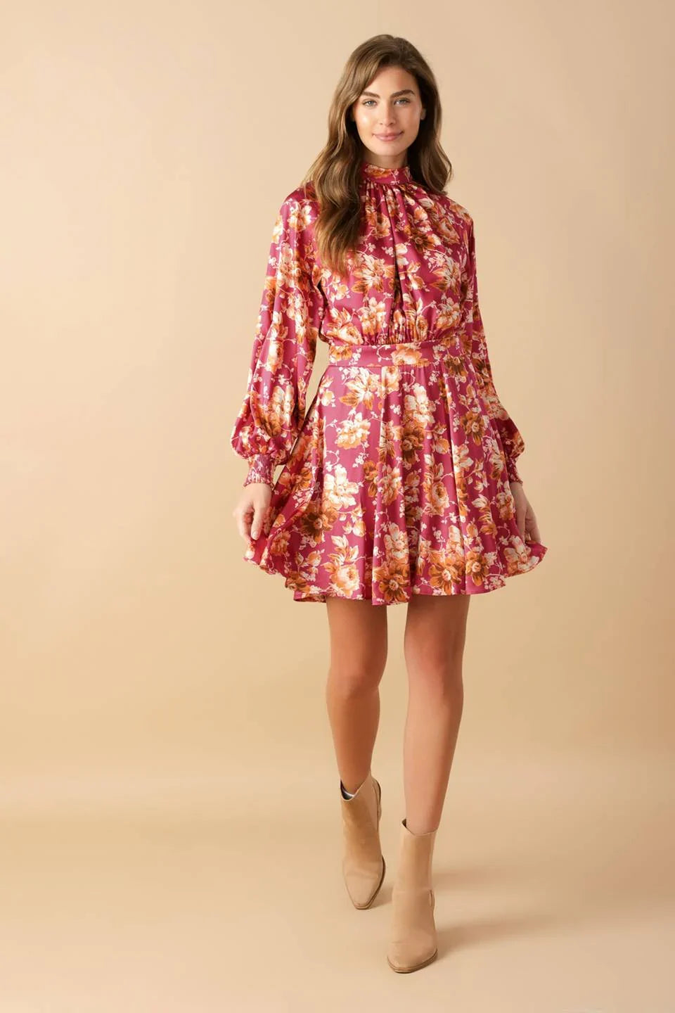 LUXE LEGACY WOVEN MINI DRESS