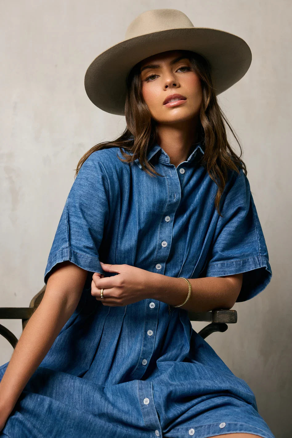 Kolby Button Front Maxi Dress FINAL SALE