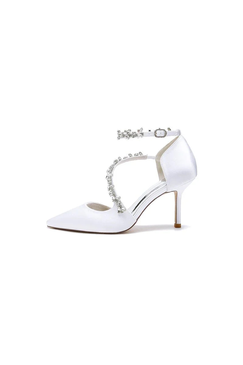Pointed Toe Slingback Strap High Heel