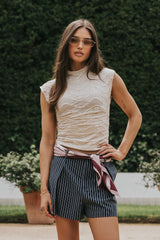 Morgan Striped Shorts