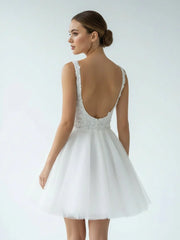Elegant A Line Sweetheart Wedding Dress With Lace