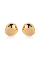 Polished Pebble Stud Earrings