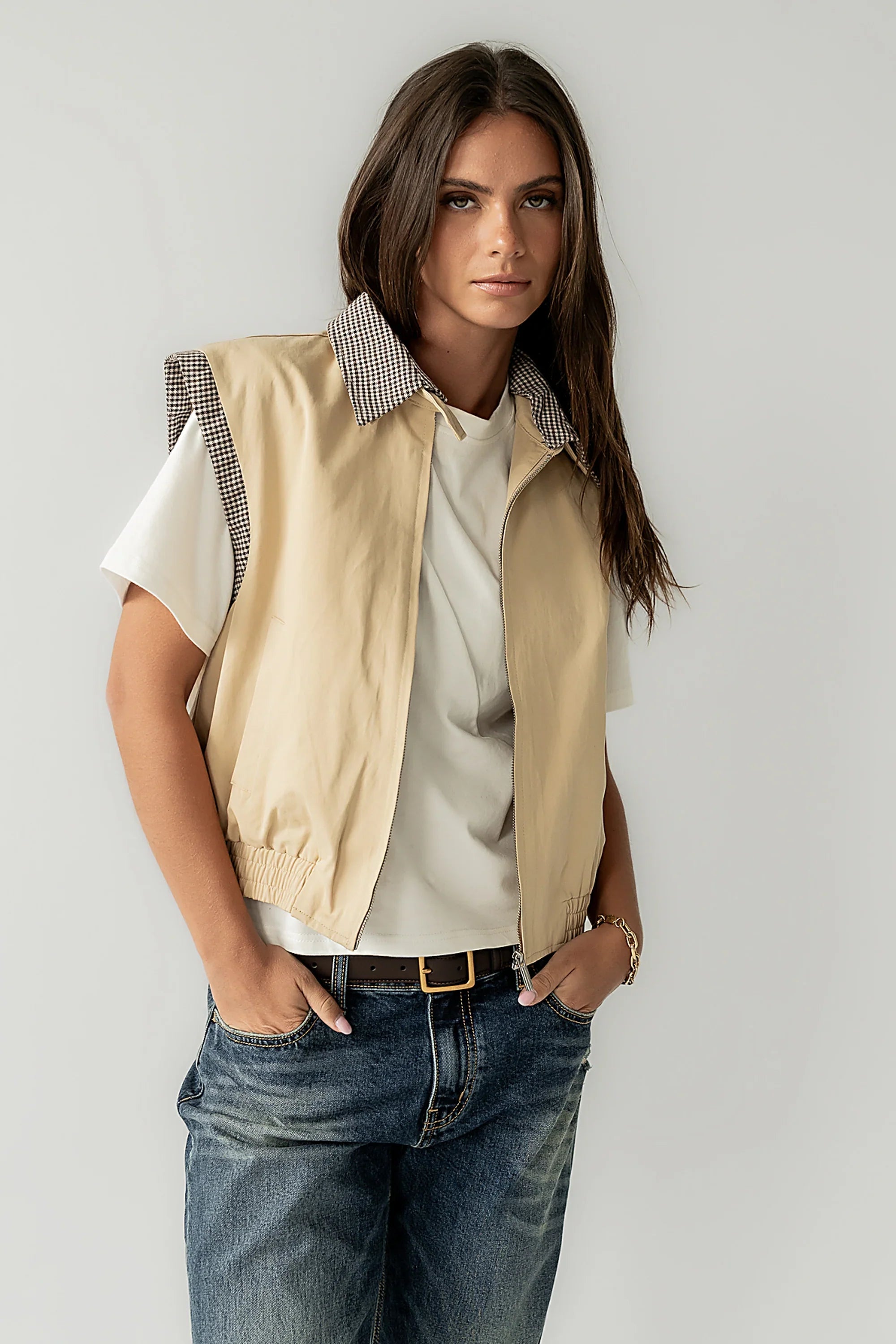 Finn Contrast Vest
