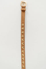 Lilah Studded Belt in Camel