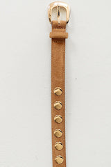 Lilah Studded Belt in Camel