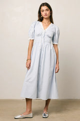 Romy Lace Trim Midi Dress FINAL SALE