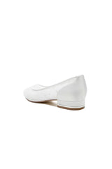 Simple Pointed Toe Mesh Slip on Low Heels