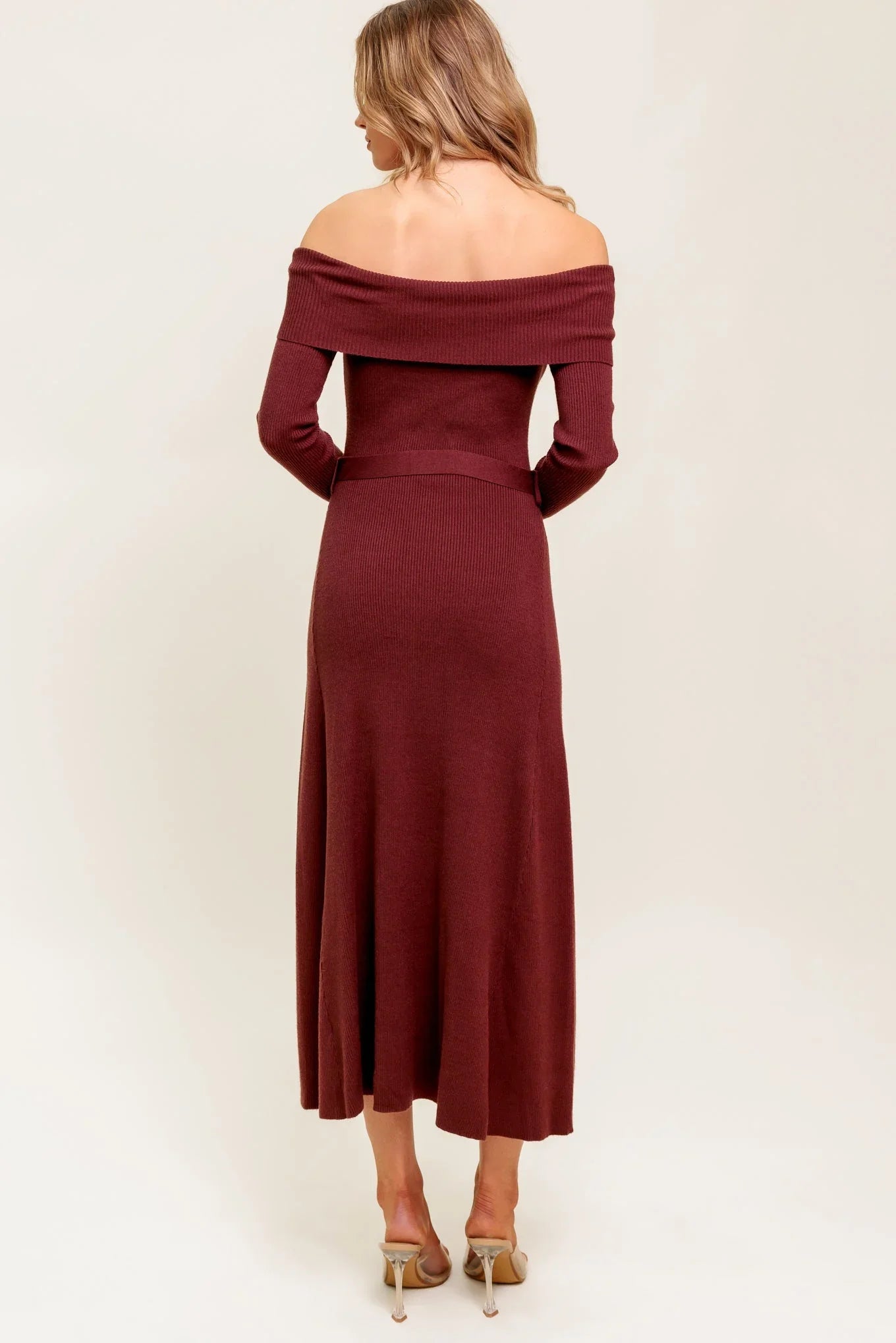 RUSTIC RETREAT BROWN SWEATER DRESS FINAL SALE