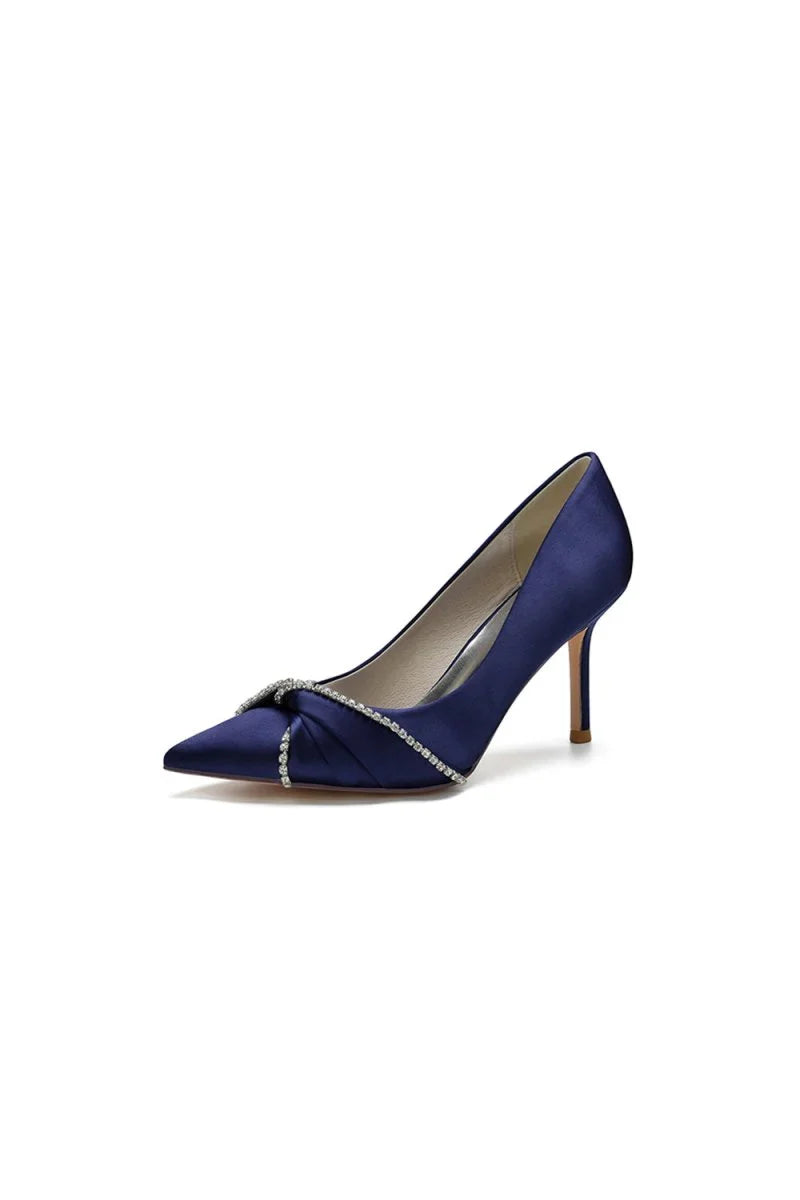 Party Pointed Toe Crystal High Heels