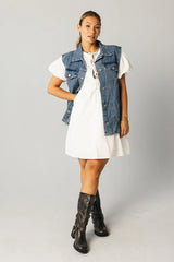 Penn Bow Mini Dress FINAL SALE