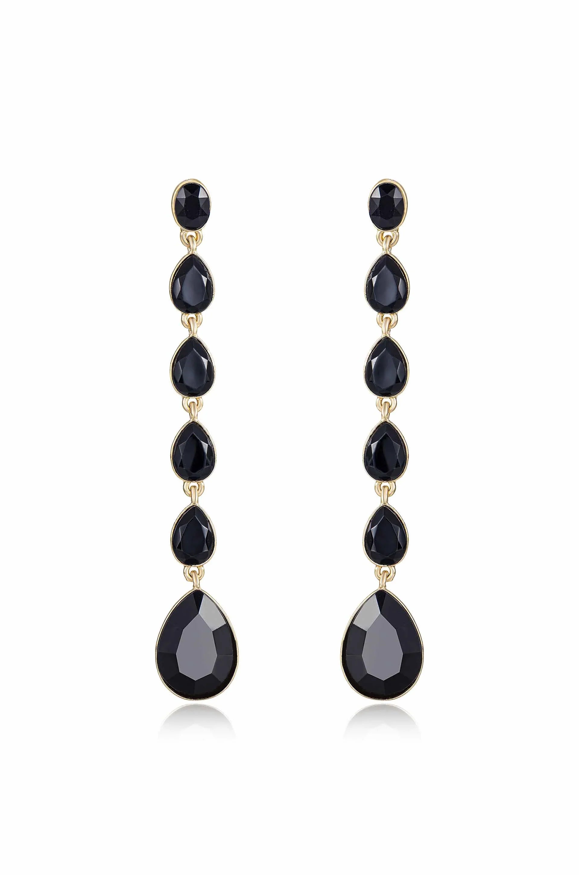 Crystallized Drop Earrings