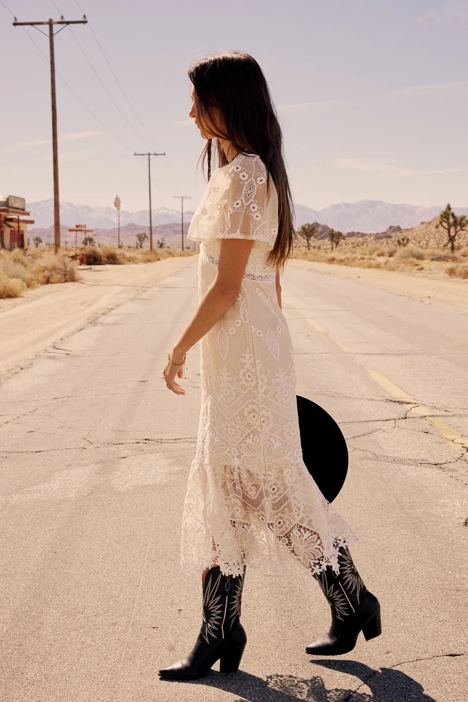 Maxene Embroidered Midi Dress FINAL SALE