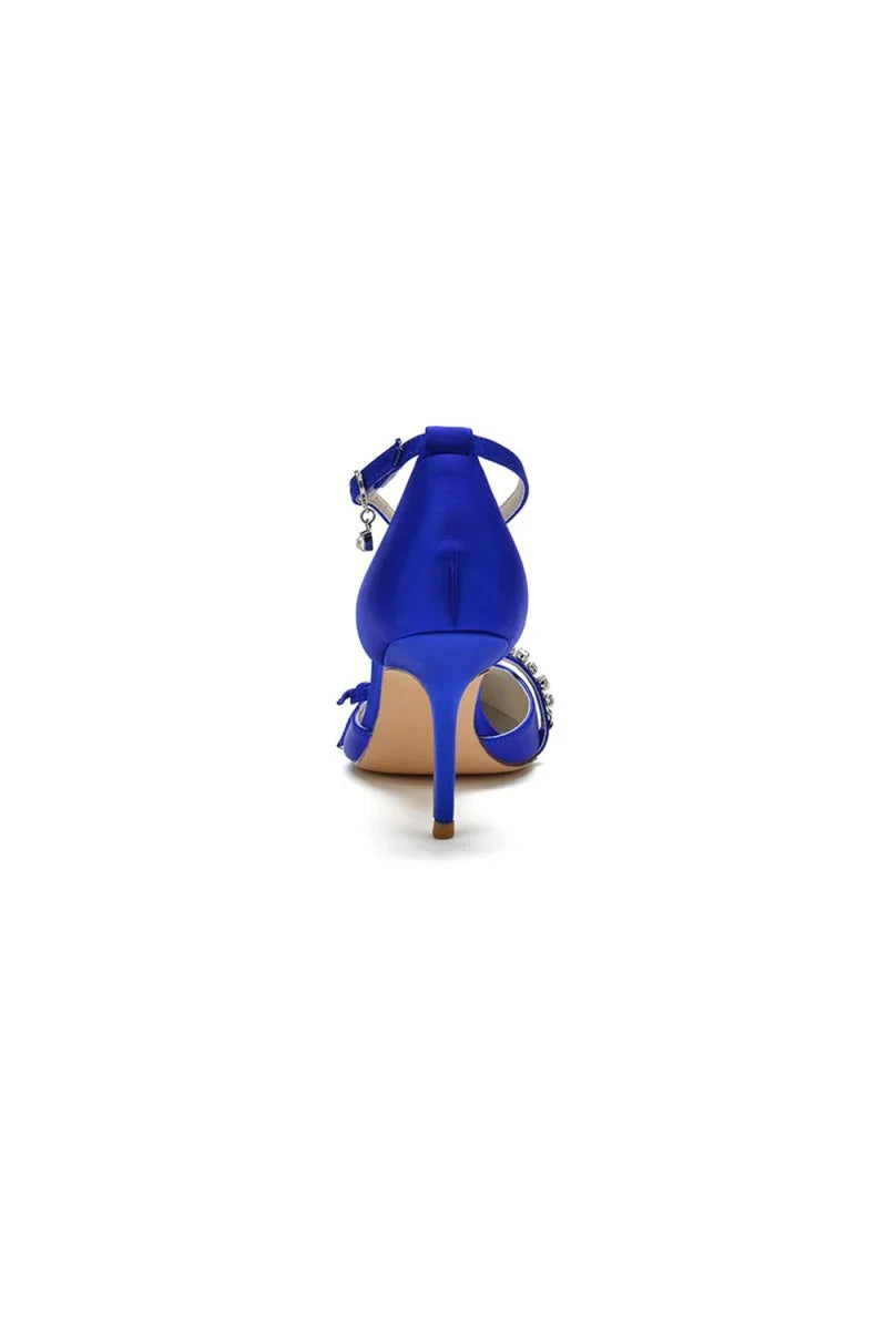 Pointed Toe Party Heels with Bow