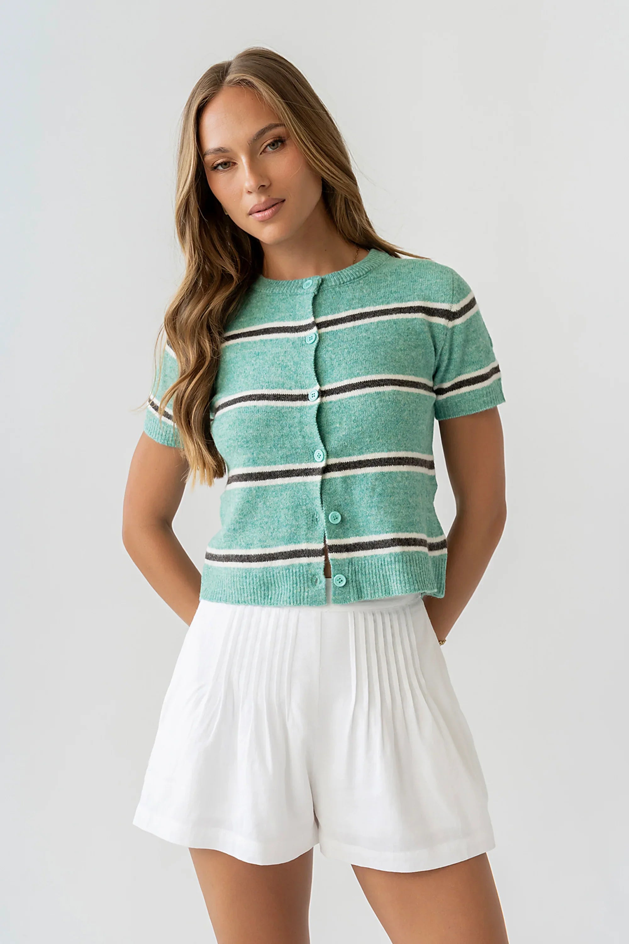 Kelley Striped Cardigan