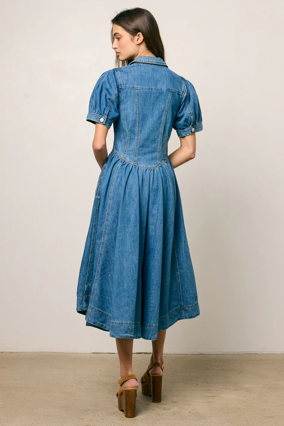 Mylie Denim Maxi Dress FINAL SALE