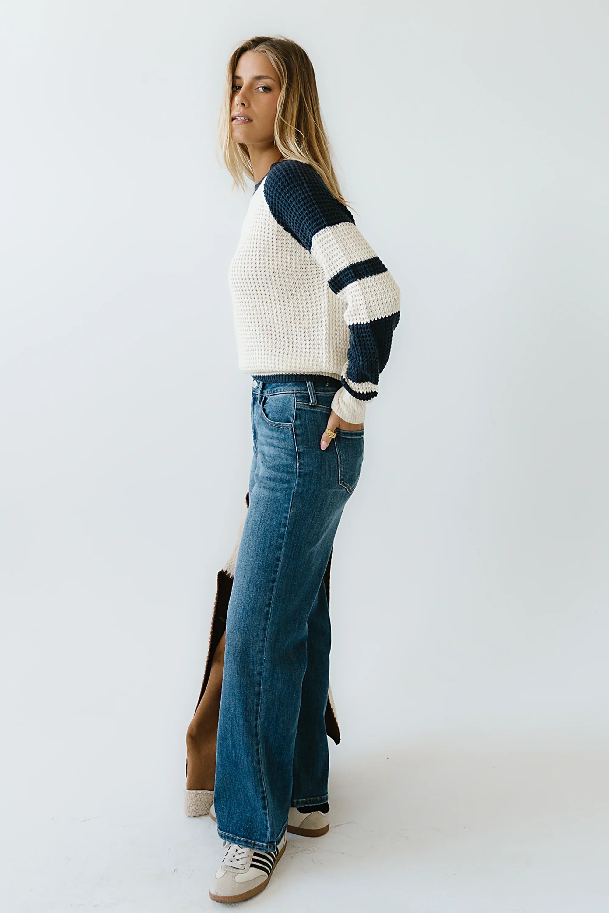 Terry Wide Leg Jeans