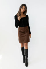 Pura Knit Top in Black