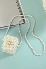 Pearl Square Party Chain Handbag
