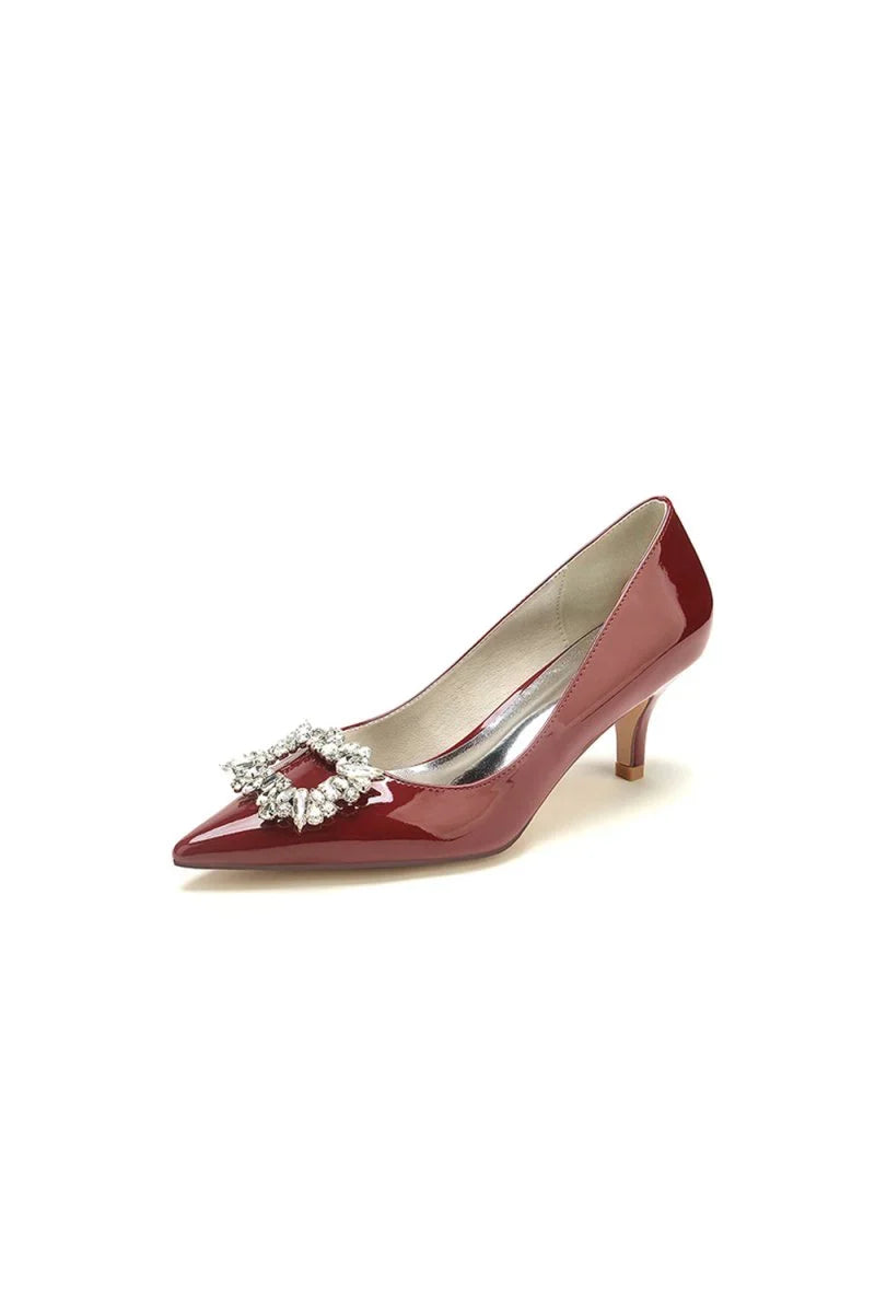Rhinestone Pointed Toe Stiletto Heel Party Shoes