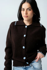 Michelle Contrast Sweater FINAL SALE