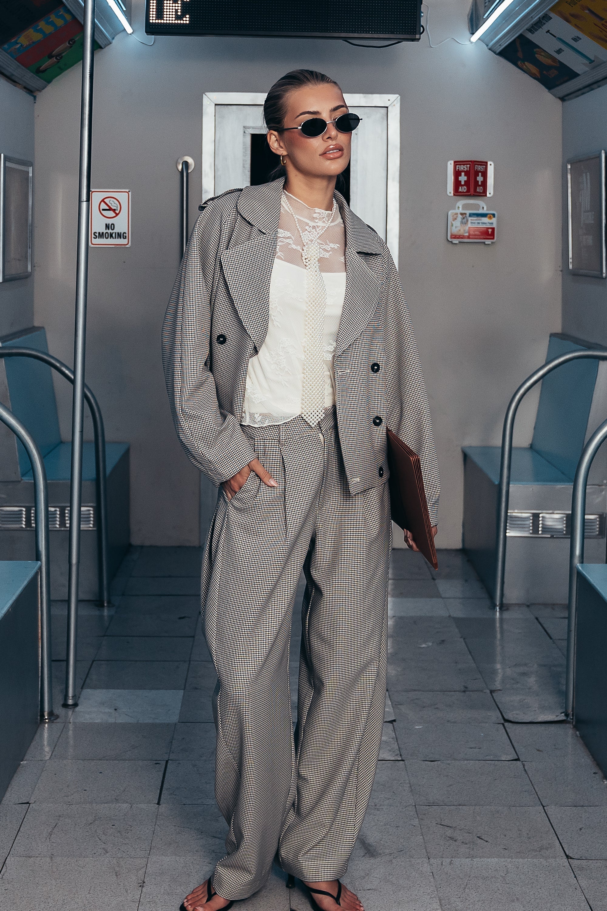 Abby Cropped Trench Coat