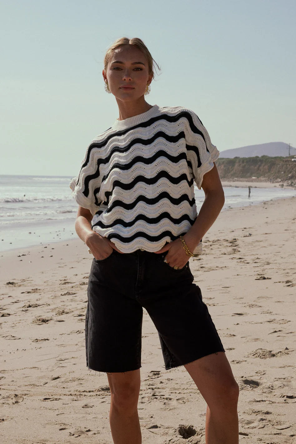 Marlene Wavy Sweater FINAL SALE