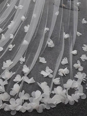 Exquise 3D Flower Lace Cathedral Veil Bridal Veil Wedding Veil