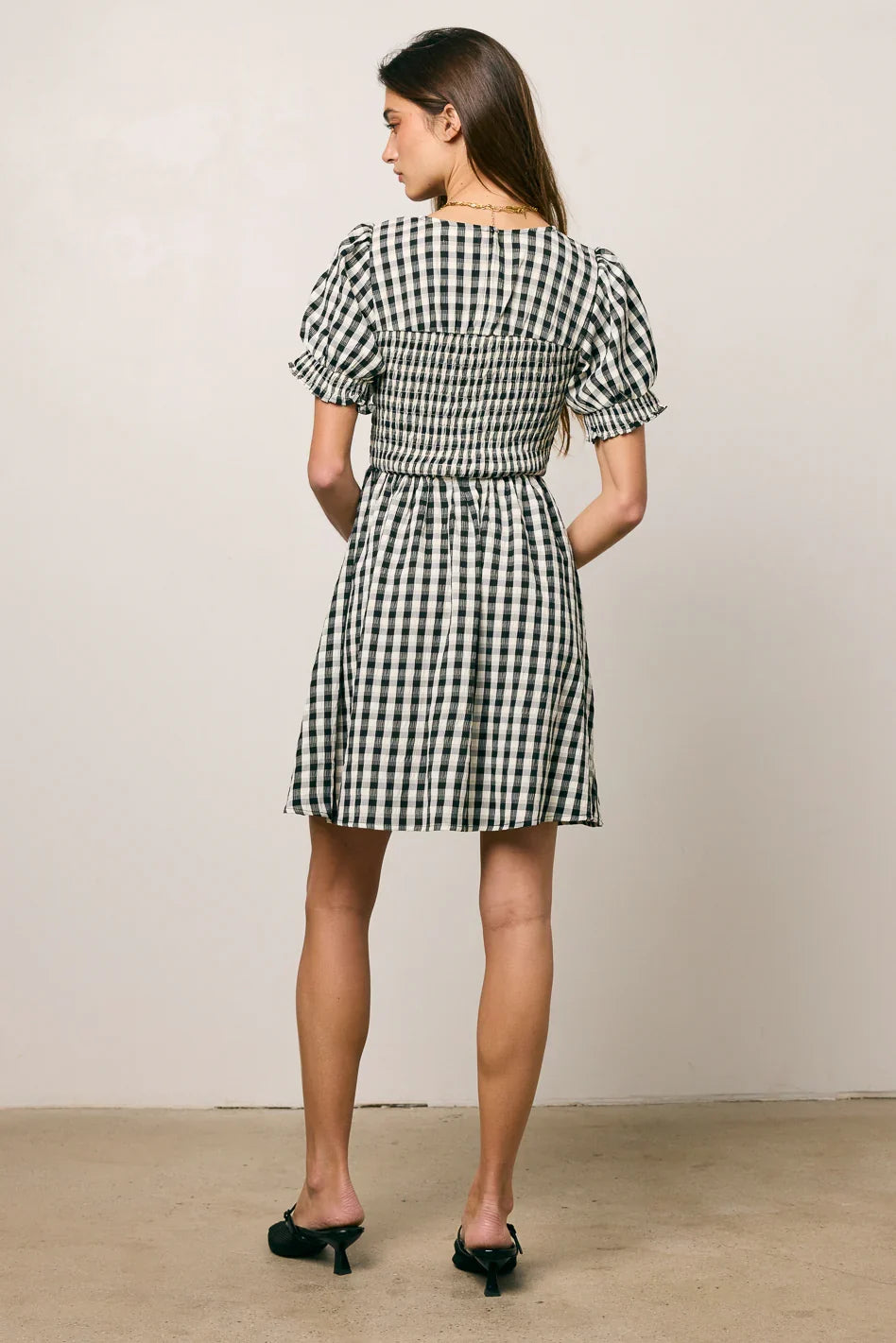 Shailee Smocked Mini Dress FINAL SALE