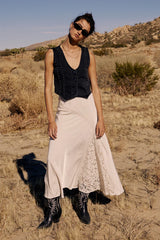 Samantha Maxi Skirt in Cream FINAL SALE