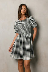 Shailee Smocked Mini Dress FINAL SALE