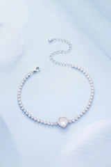 Sparkling Heart Bracelet