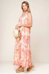 SECRET GARDEN MAXI DRESS PINK FINAL SALE