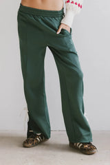 Astrid Track Pants in Green FINAL SALE