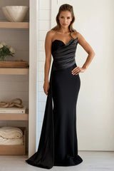 Black Mermaid Maxi Dress