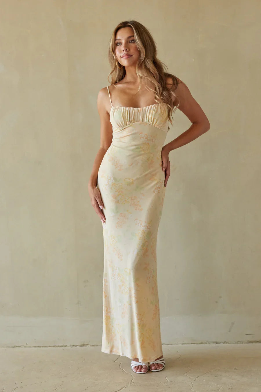 Ysabelle Twist Back Maxi Dress
