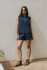 Harley Shorts in Navy