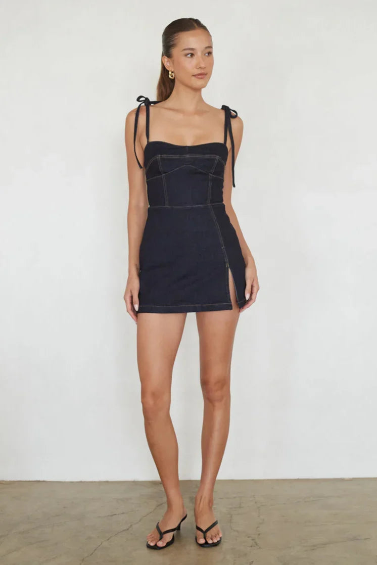 Saylor Denim Mini Dress