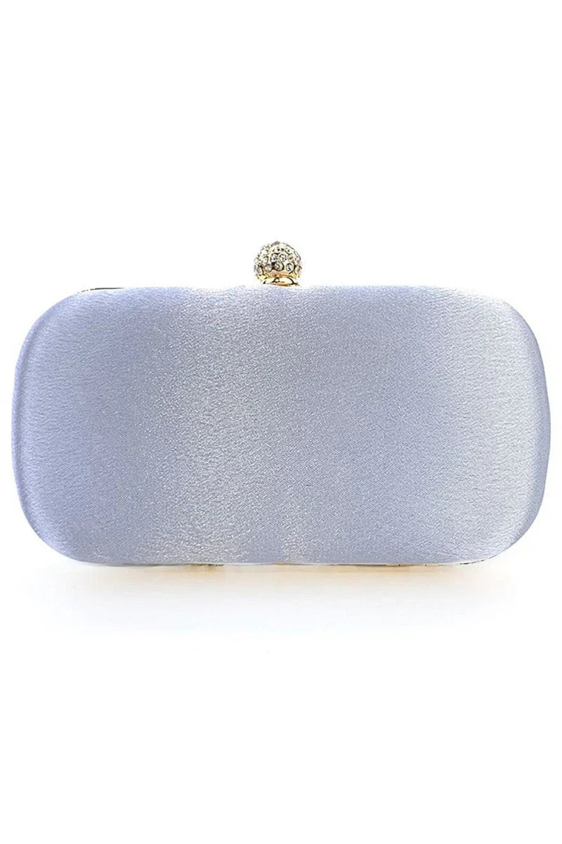 Pearl Rhinestone Beaded Square Handbag
