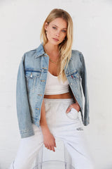 Levis Ex Boyfriend Trucker Denim Jacket For Real
