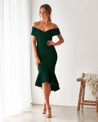 Brienne Dress Emerald