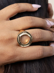 Open Circle Statement Ring