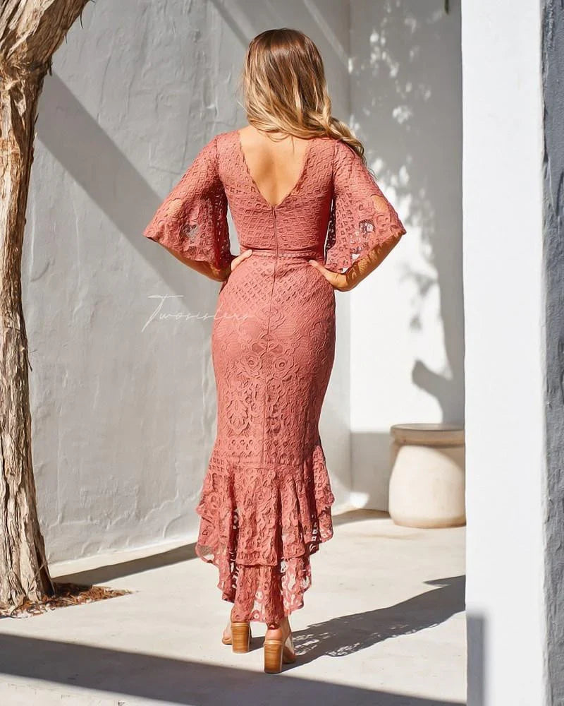 Reyna Dress Mauve